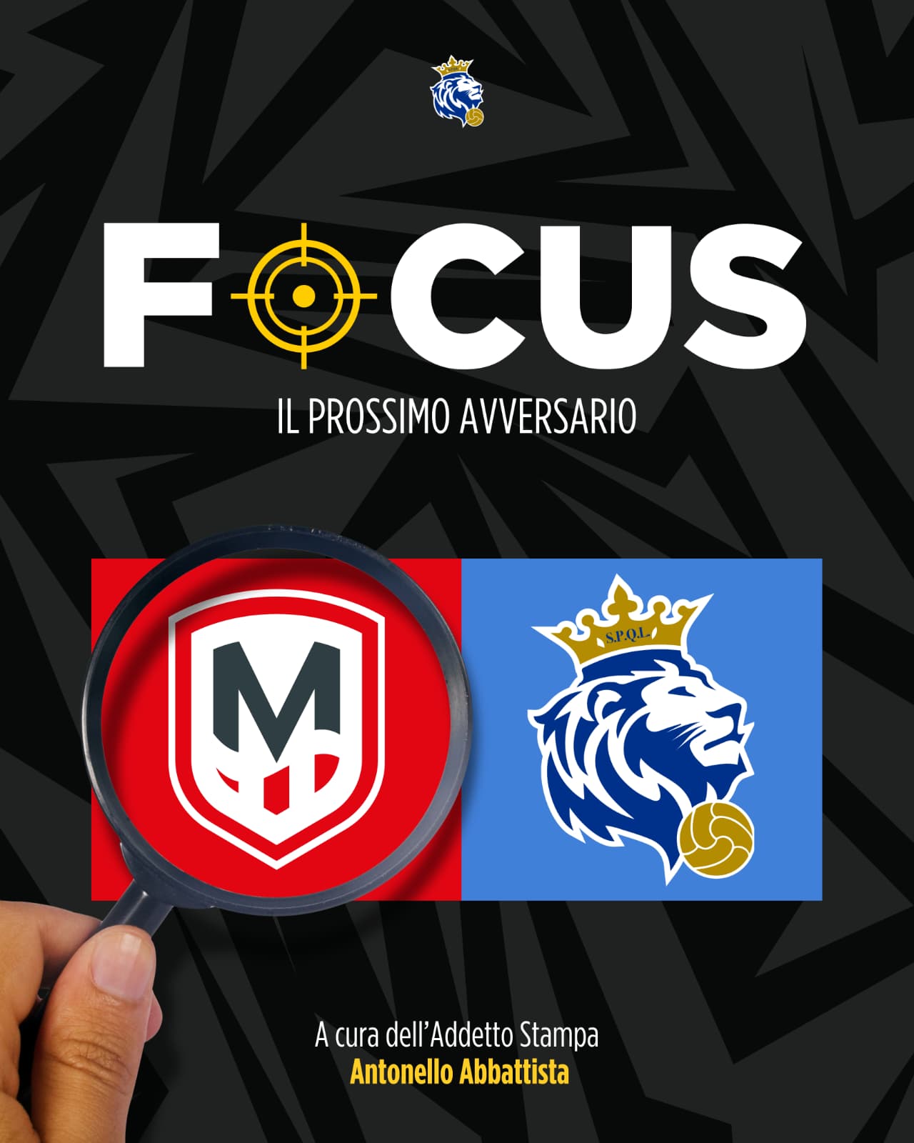 𝗙𝗢𝗖𝗨𝗦: 𝗜𝗹 𝗽𝗿𝗼𝘀𝘀𝗶𝗺𝗼 𝗮𝘃𝘃𝗲𝗿𝘀𝗮𝗿𝗶𝗼 – 𝗠𝗼𝗹𝗳𝗲𝘁𝘁𝗮 𝗖𝗮𝗹𝗰𝗶𝗼